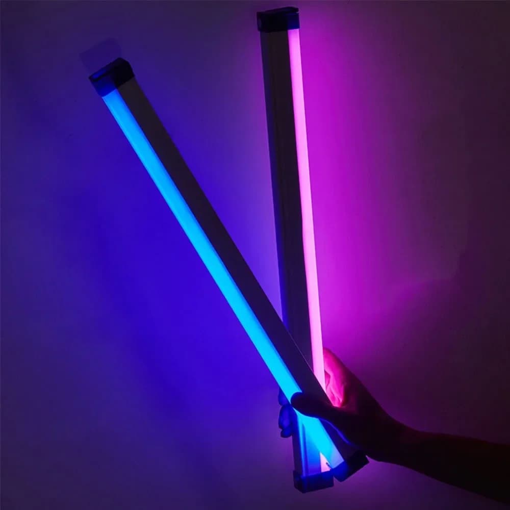 RGB USB caurules gaismas stienis, 17 cm vai 32 cm